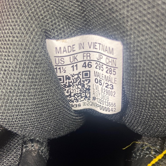 *NEW WITH TAG Adidas Crazy 1 Sunshine Kobe Bryant Yellow Sneakers Sz 11.5 GY3808 - Picture 7 of 10